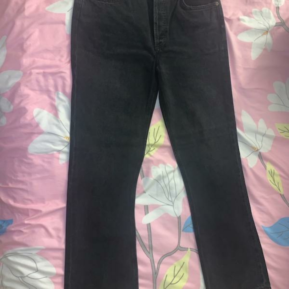 Agolde relaxed mid rise bootcut jeans in relinquish wash